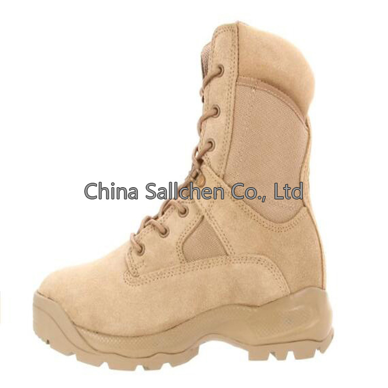beige army boots