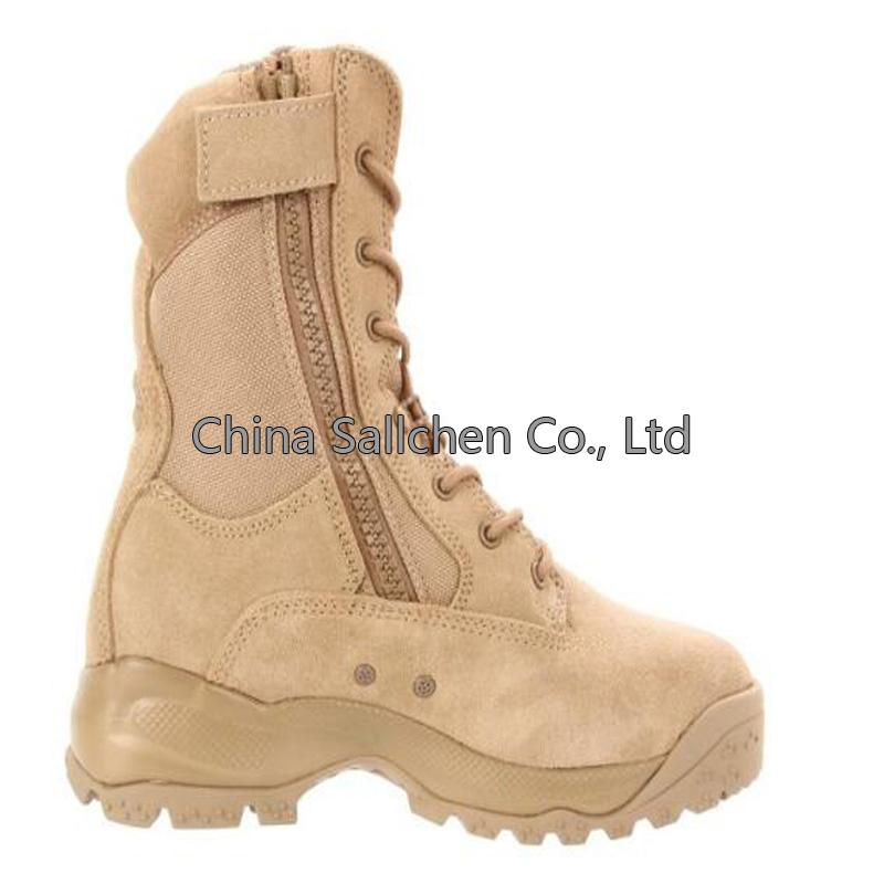 beige army boots